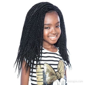 Factory 30 Roots Senegalese Twist Crochet Braids For Kids 12 Inch Small Senegalese Twist Crochet Hair Extension